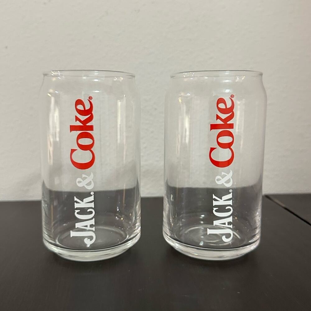 Jack & Coke Glass Barware Set